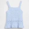 Baby & Peuter-tanktop met geschulpte rand