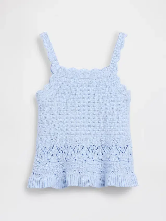 Baby & Peuter-tanktop met geschulpte rand
