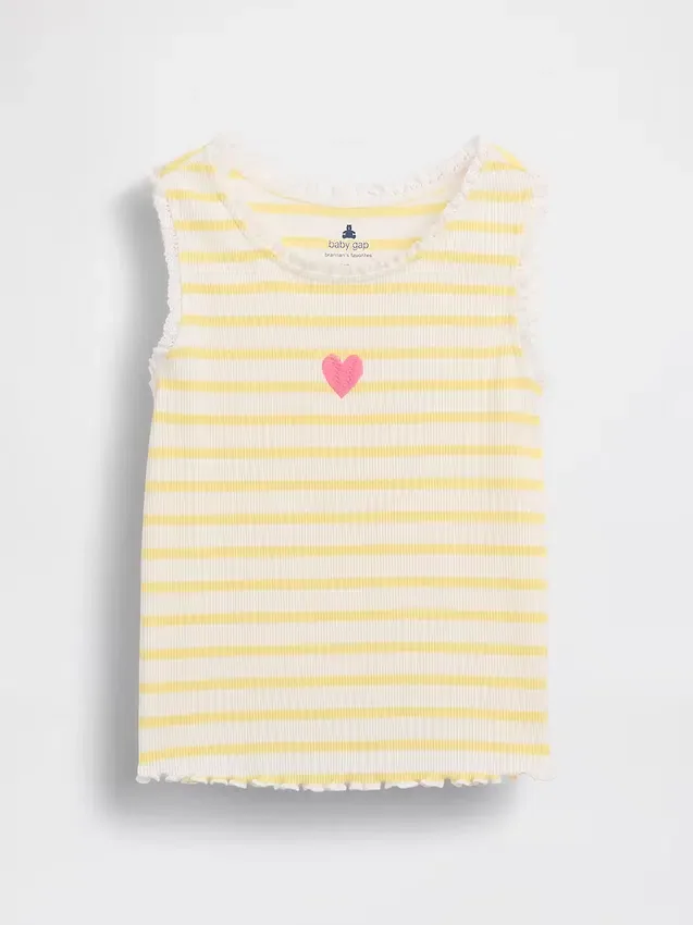 Baby & Peuter-tanktop met streepjesprint