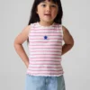 Baby & Peuter-tanktop met streepjesprint