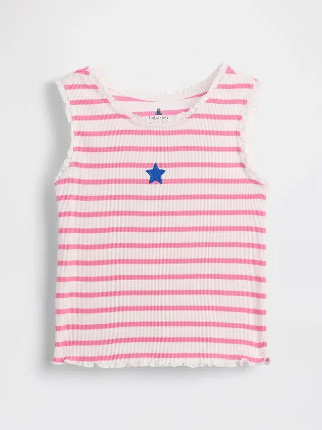 Baby & Peuter-tanktop met streepjesprint