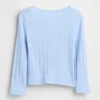 Baby & Peuter-top met pointelle-patroon en strik
