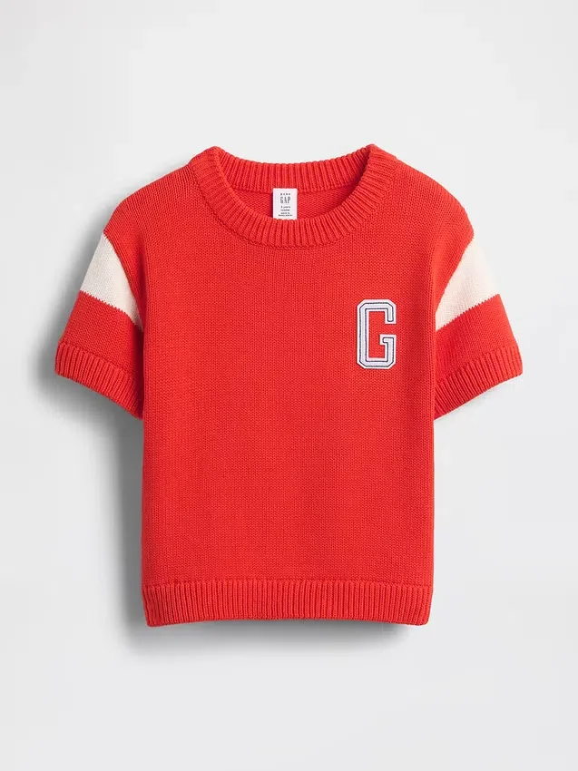 Baby & Peuter-trui met varsity-logo
