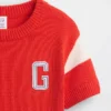 Baby & Peuter-trui met varsity-logo