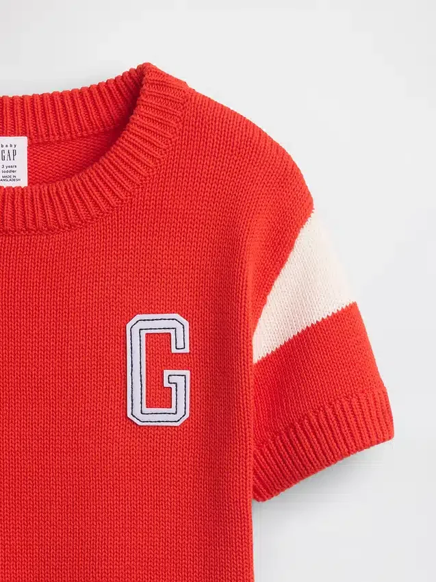 Baby & Peuter-trui met varsity-logo