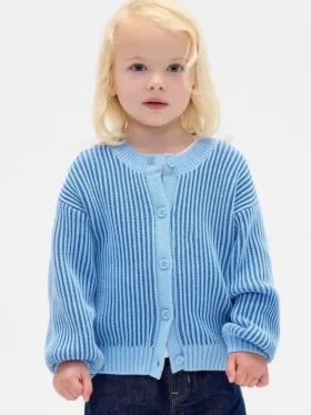 Baby & Peuter-vest met ronde hals