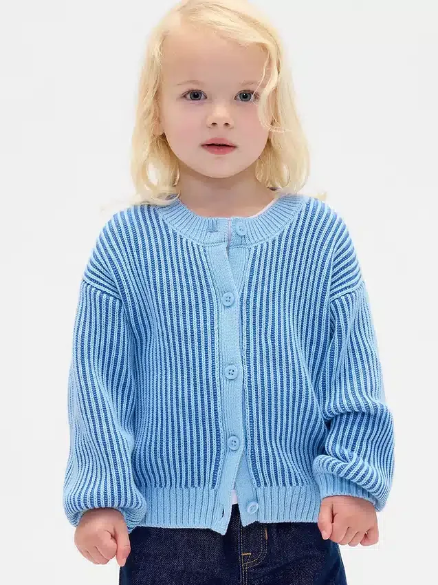 Baby & Peuter-vest met ronde hals