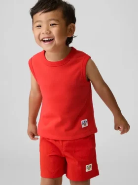 Baby & Peuter Vintagesoft-badstof tanktop