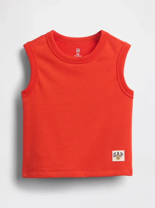 Baby & Peuter Vintagesoft-badstof tanktop