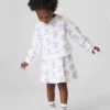 Baby & Peuter Vintagesoft bloemenprint skort-set