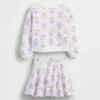 Baby & Peuter Vintagesoft bloemenprint skort-set