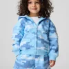 Baby & Peuter Vintagesoft camouflage hoodie met rits