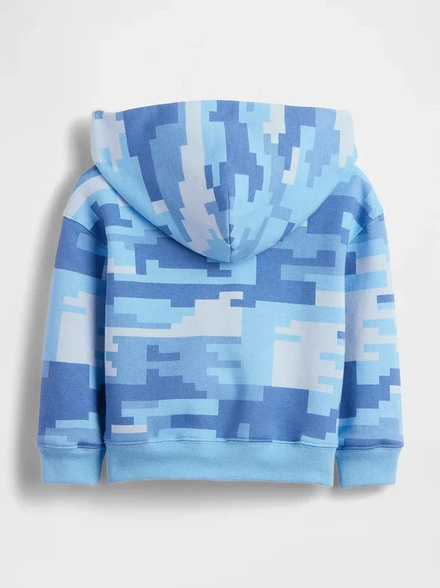 Baby & Peuter Vintagesoft camouflage hoodie met rits