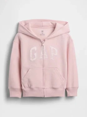 Baby & Peuter Vintagesoft-hoodie met rits en logo