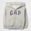 Baby & Peuter Vintagesoft-hoodie met rits en logo