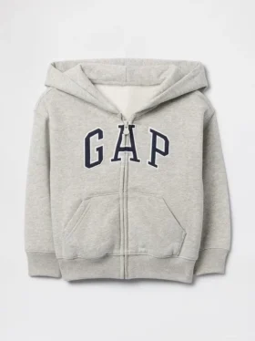 Baby & Peuter Vintagesoft-hoodie met rits en logo