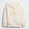 Baby & Peuter Vintagesoft-hoodie met rits en logo