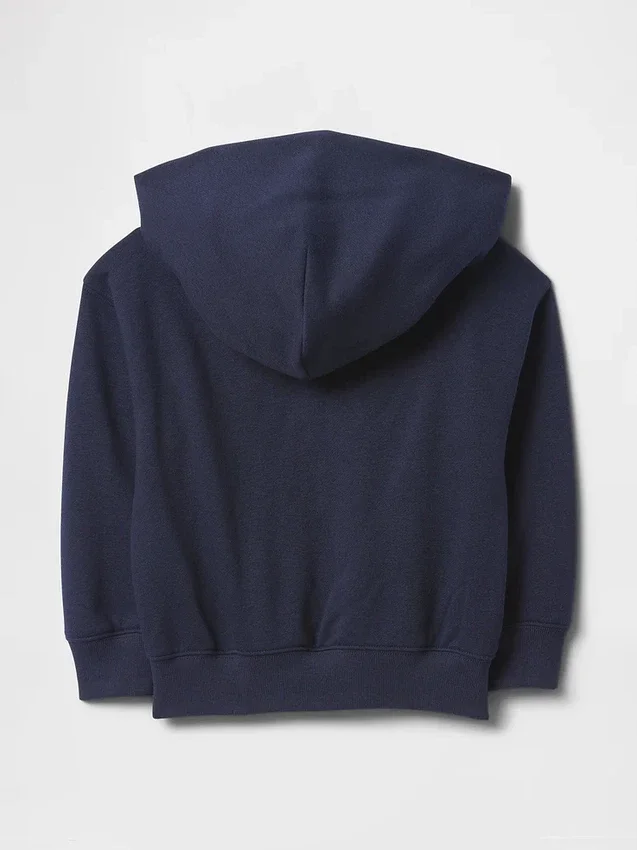 Baby & Peuter Vintagesoft-hoodie met rits en logo