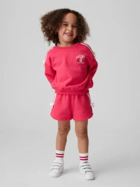 Baby & Peuter Vintagesoft-sweatset met striklogo