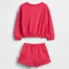 Baby & Peuter Vintagesoft-sweatset met striklogo