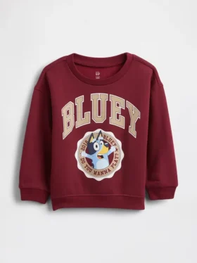 Baby & Peuter-Vintagesoft-sweatshirt met Bluey-afbeelding