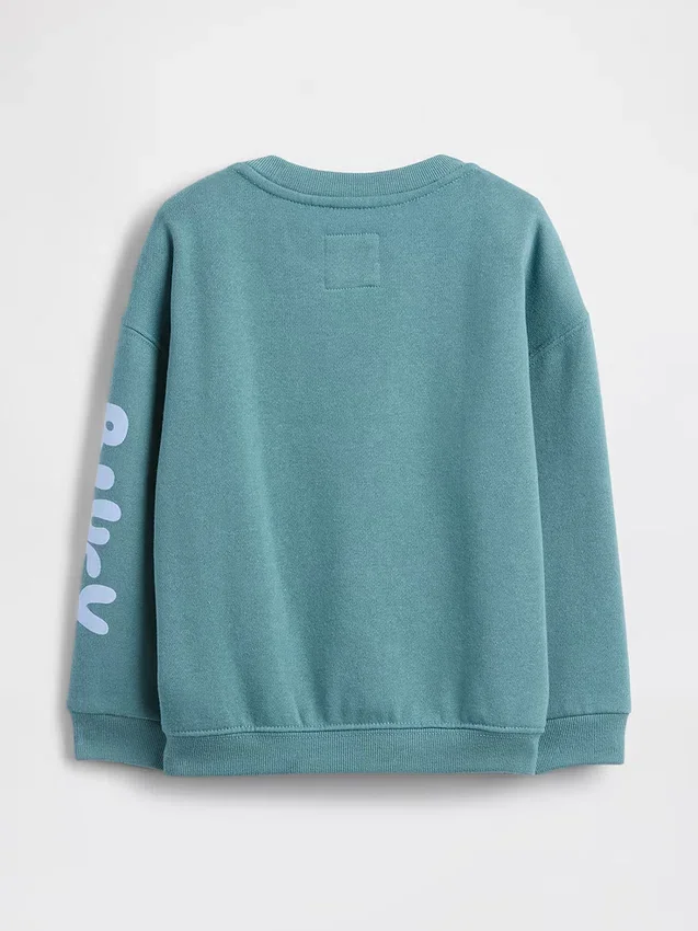 Baby & Peuter-Vintagesoft-sweatshirt met Bluey-afbeelding