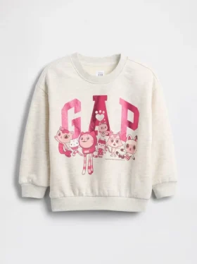 Baby & Peuter-Vintagesoft-sweatshirt met Gabby Cat-logo