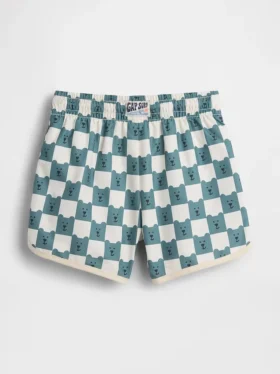 Baby & Peuter-zwembroekje met Brannan Bear-print van gerecycled materiaal