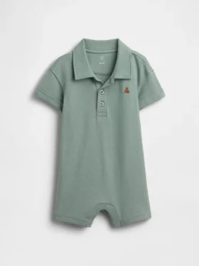Baby-piqué polo-shorty-boxpakje