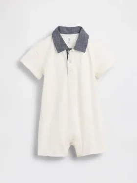 Baby-piqué polo-shorty-boxpakje