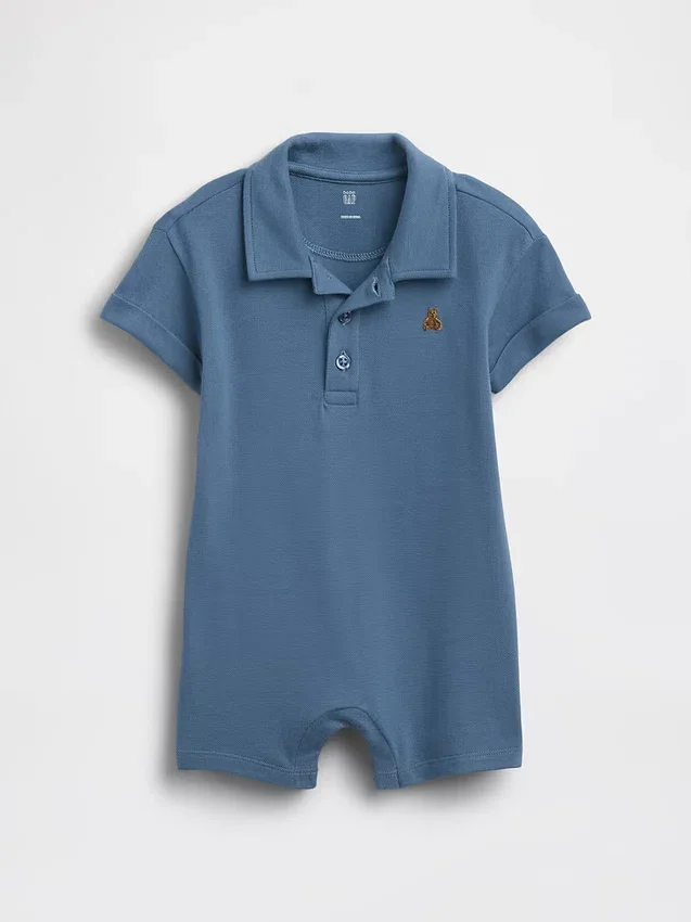 Baby-piqué polo-shorty-boxpakje