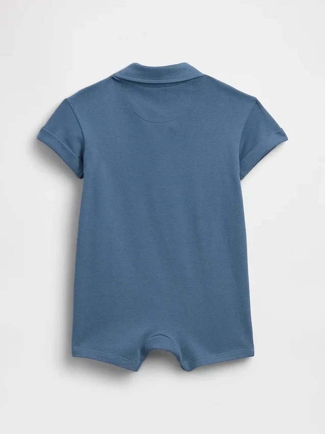 Baby-piqué polo-shorty-boxpakje