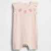 Baby-trui met aardbeienmotief, kort boxpakje