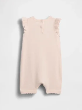 Baby-trui met aardbeienmotief, kort boxpakje