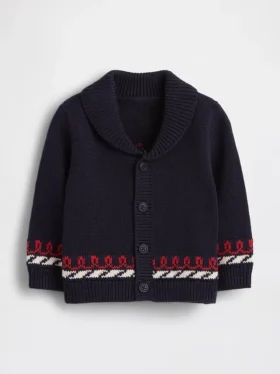 Baby-vest met schouderbandjes in maritieme stijl