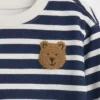 Baby Vintagesoft Bear Stripe-sweatset
