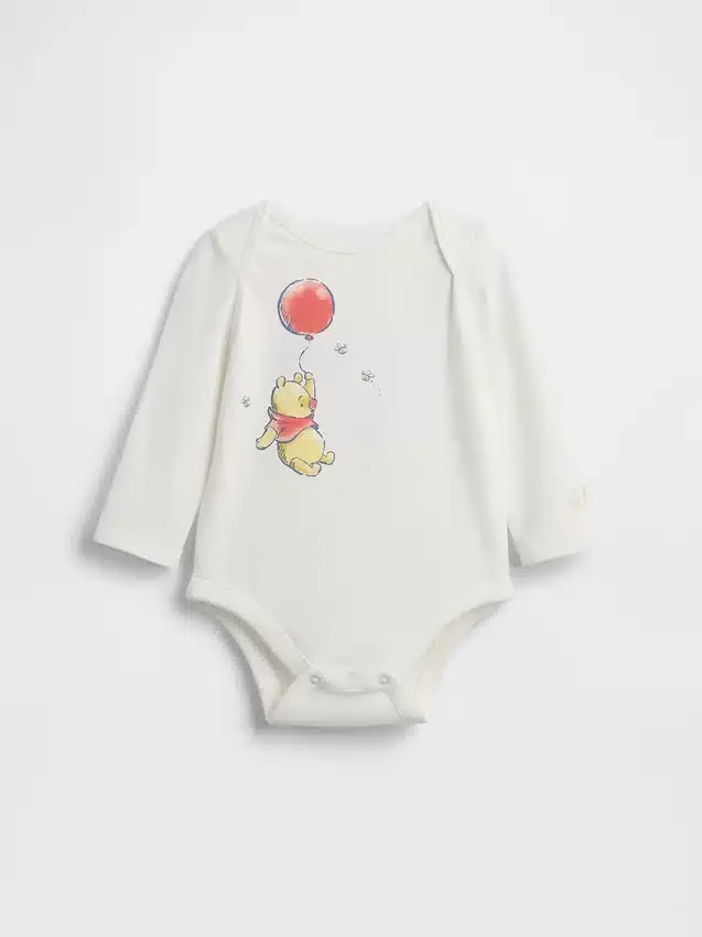Baby Winnie de Poeh Body van biologisch katoen