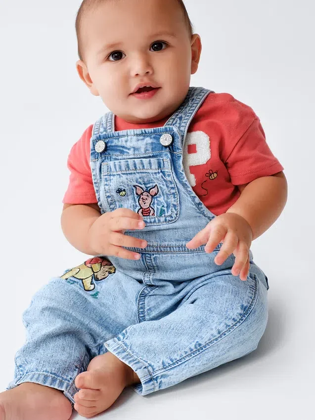 Baby Winnie de Poeh-denimoverall