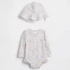 Baby-zwemset met bloemenprint