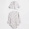 Baby-zwemset met bloemenprint