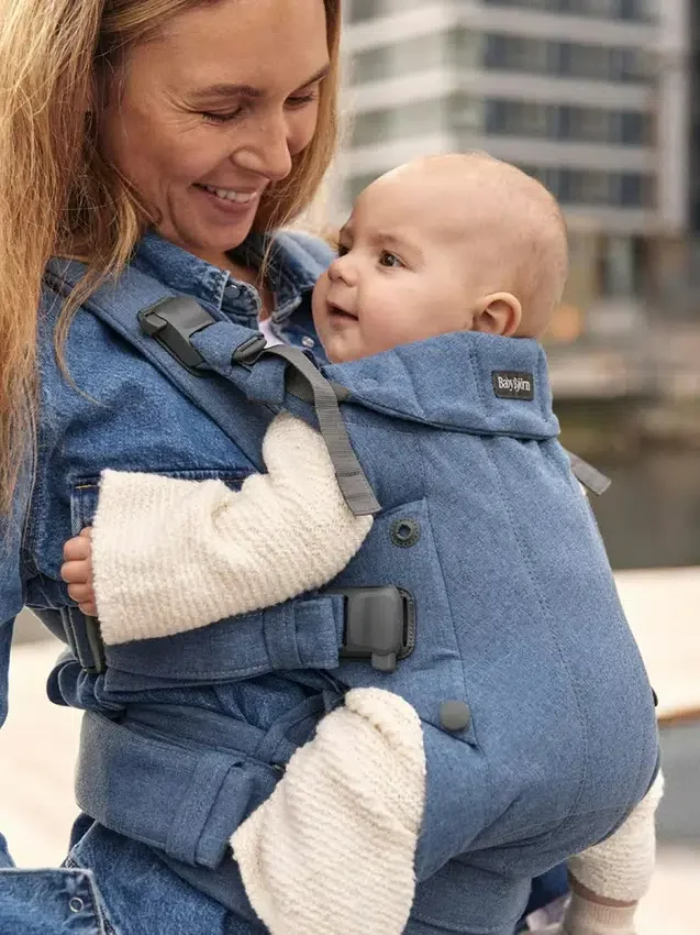 Babybjorn geweven melange draagzak Harmony