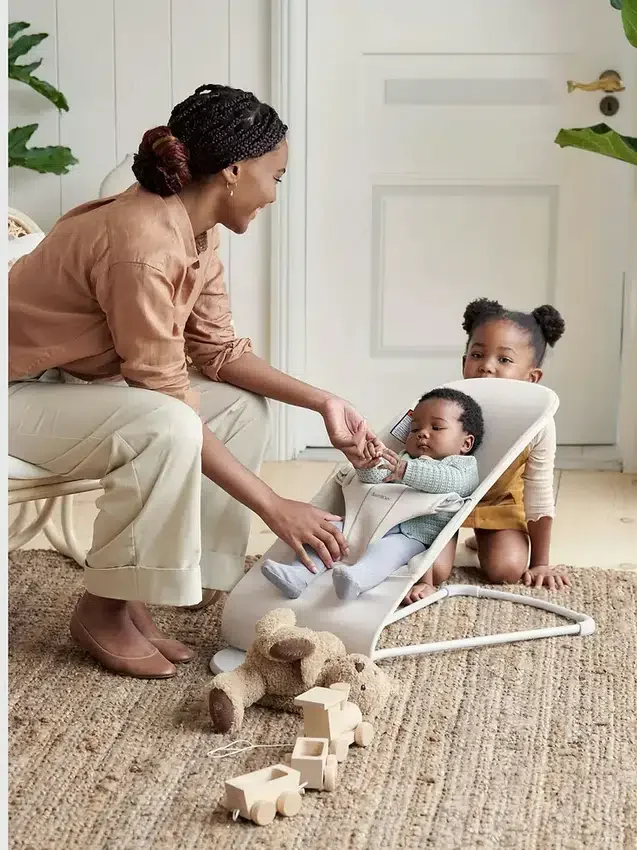 Babybjörn 3D-jersey en knuffel-wipstoeltje Bliss-bundel