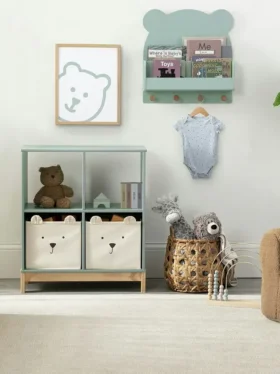 babyGap Brannan Bear wandplank met 4 haken