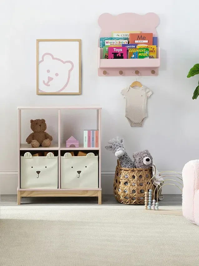 babyGap Brannan Bear wandplank met 4 haken
