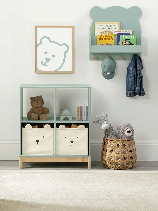 babyGap Brannan Bear wandplank met 4 haken