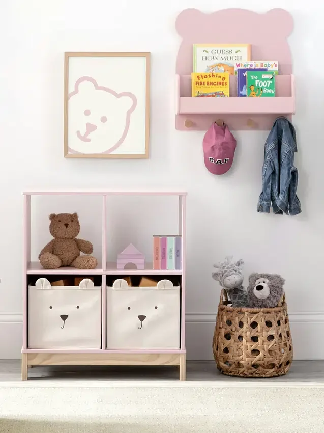 babyGap Brannan Bear wandplank met 4 haken