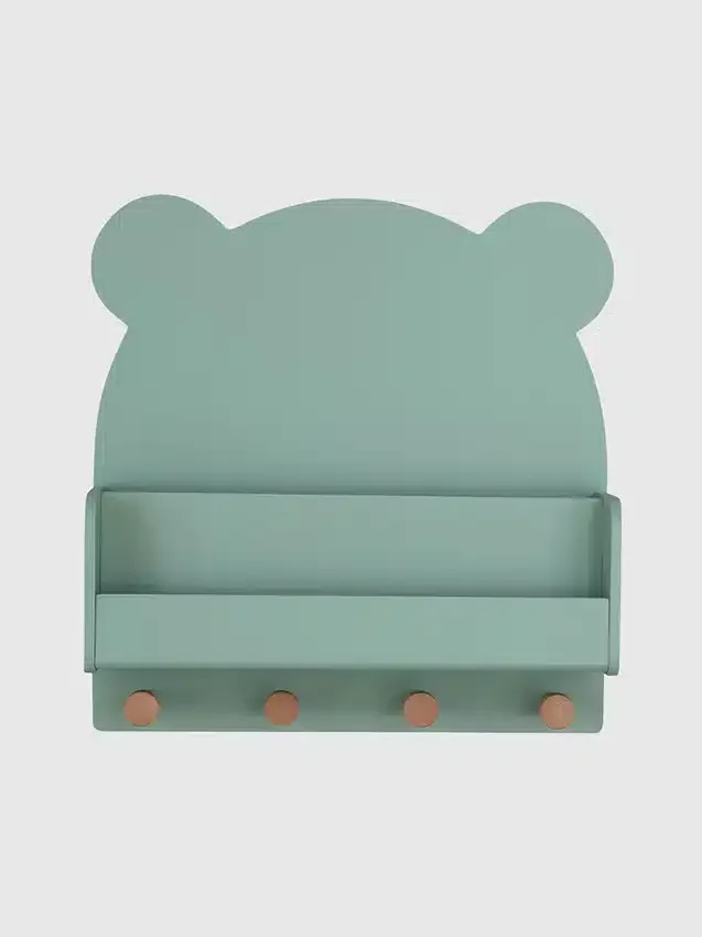 babyGap Brannan Bear wandplank met 4 haken
