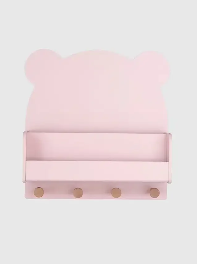 babyGap Brannan Bear wandplank met 4 haken