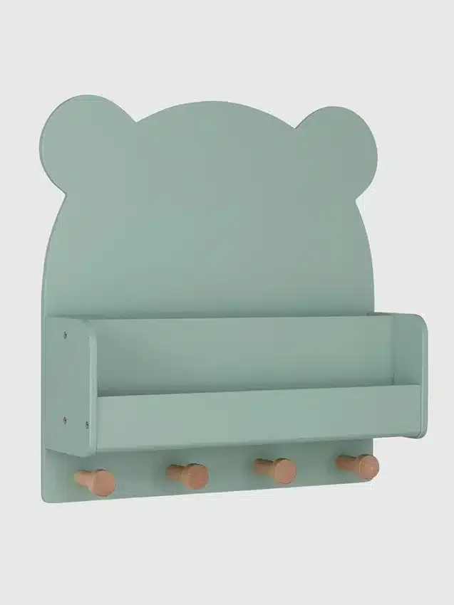 babyGap Brannan Bear wandplank met 4 haken