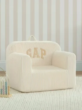 babyGap geribbelde velours stoel met logo